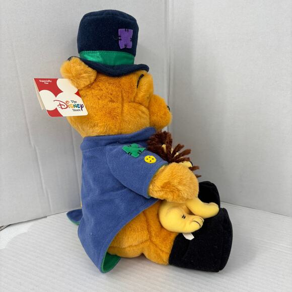 Disney Store Lion Tamer Pooh Bear Plush Ringmaster Outfit Hat 13 Inch Exclusive - Picture 6 of 10